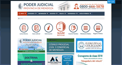 Desktop Screenshot of jus.mendoza.gov.ar